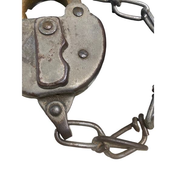 Early Antique Padlock Vintage iron shackle Padlock Without Key - Picture 3 of 6